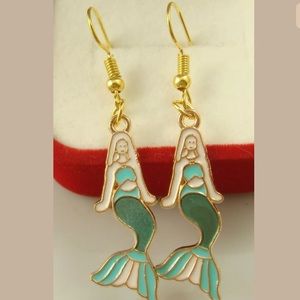 Mermaid Dangle Earrings. NEW!